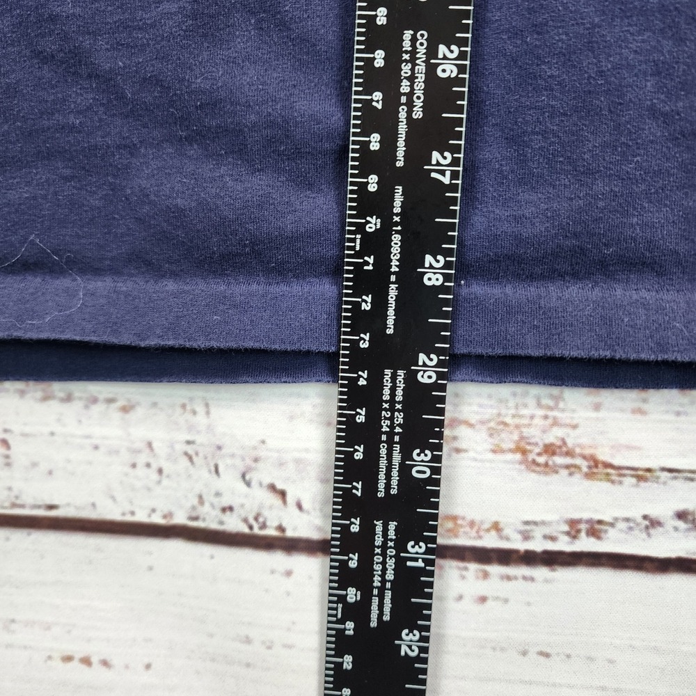Polo Ralph Lauren Mens XXL Classic Fit Navy T-Shirt Multicolor Plaid Logo Pony - Picture 7 of 8
